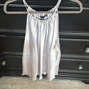 T.J.Maxx Shimmering Silver Camisole